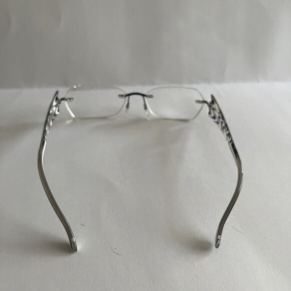 Silhouette Eyeglasses 4208 50 6051 Austria Rimless Frames Only White 51-17-135 - Picture 5 of 6